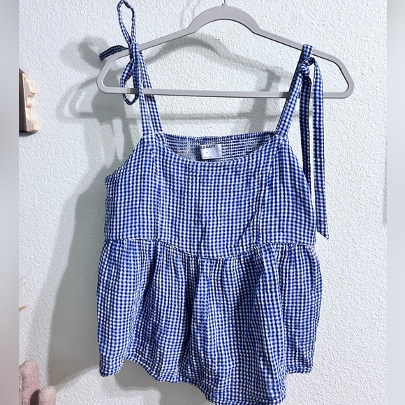 Old navy gingham top - Picture 2 of 7